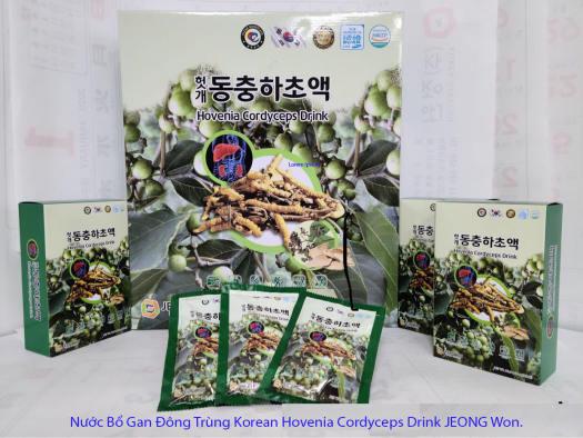 Nước bổ gan Hovenia Cordyceps Drink